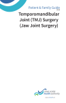 Temporomandibular Joint (TMJ) Surgery (Jaw Joint Surgery)
