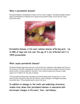 What is periodontal disease?