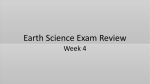 Earth Science Exam Review 4
