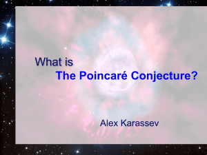 Poincaré Conjecture
