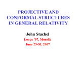 PROJECTIVE AND CONFORMAL STRUCTURES IN GENERAL