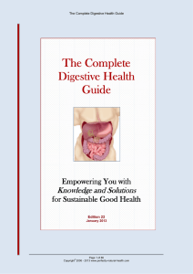 THE COMPLETE DIGESTIVE HEALTH GUIDE - Ulcer