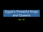 Egypt`s Powerful Kings and Queens