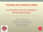 Outpatient Opioid Therapy - UW Department of Family Medicine