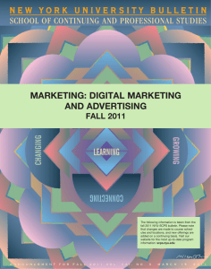 marketing: digital marketing and advertising