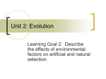 Unit 2: Change and Diversity of Life