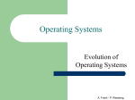 Evolution of Operating Systems