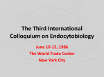 The Third International Colloquium on Endocytobiology