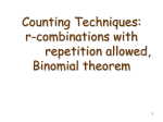 Counting Techniques: