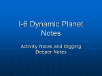 I-6 Dynamic Planet Notes