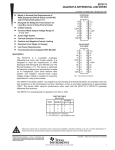 Quadruple Differential Line Driver (Rev. B)