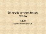 6th grade ancient history review
