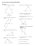 M7+ Unit 8: Angles and Triangles STUDY GUIDE