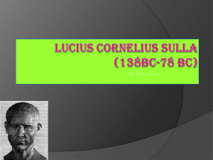 Lucius Cornelius Sulla (138