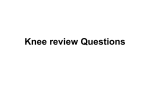 Knee Midterm Review