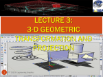 3-D Transformation and Projection