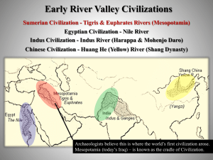 Early River Valley Civilizations - Harrison Humanities