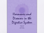 Diseases in theDigestive System