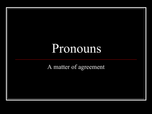 Pronouns - Wayzata Public Schools