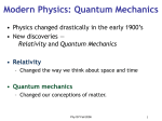 Modern Physics: Quantum Mechanics