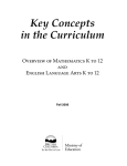 Key Concepts Manual - School District #42