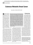 FEATURE ARTICLE Cutaneous Metastatic Breast Cancer