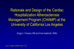 Rationale and Design of the Cardiac Hospitalization Atherosclerosis
