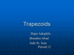 The bases (top and bottom) of an isosceles trapezoid