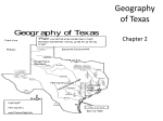 Geography of Texas Chapter 2