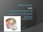 Traumatic Brain Injury and Parasympathetic vs