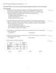 STT 315 Practice Problems I for Sections 1.1 - 3.7.