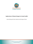 Implications of Climate Change for Armed Conflict