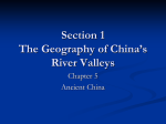 Chapter 5.1: The Geography of China`s River Valleys
