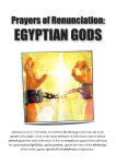 Prayers Of Renunciation EGYPTIAN GODS
