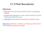 17.3 Plate Boundaries