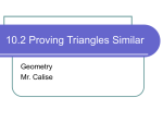 8.4 Similar Triangles