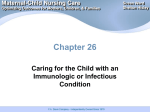 Caring for the Child with an Immunologic or Infectious Condition