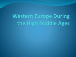 Western Europe During the High Middle Ages