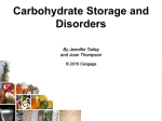 Ch. 3.4 Carbohydrate Storage