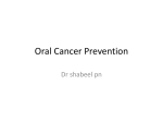 Oral Cancer Prevention