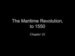 The Maritime Revolution, to 1550