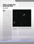 Comets, the Kuiper Belt and the Oort Cloud