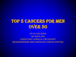 top 5 cancers for men over 50