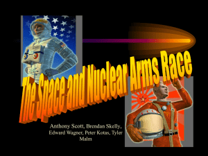 Events Leading to the Space and Nuclear Arms Race