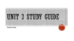 Unit 3 study Guide