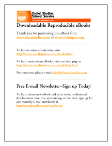 Downloadable Reproducible eBooks - West Windsor