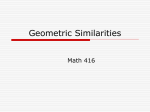 Geometric Similarities
