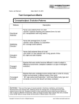 Text Comparison Matrix Concept/subject: Evolution Patterns