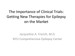 Advances in Epilepsy Research - Finding a Cure for Epilepsy and