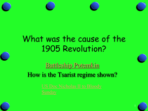 The 1905 Revolution